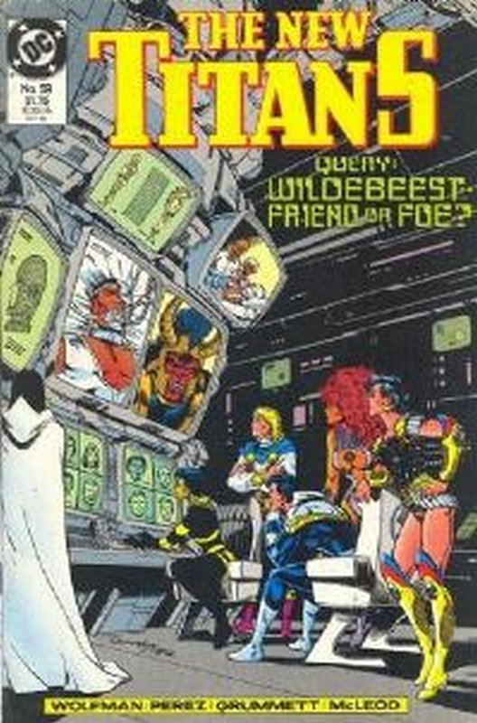 Cover of New Teen Titans (Vol 2) #59. One of 250,000 Vintage American Comics on sale from Krypton!