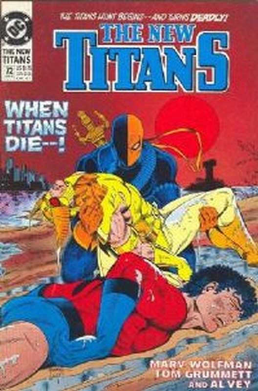 Cover of New Teen Titans (Vol 2) #72. One of 250,000 Vintage American Comics on sale from Krypton!