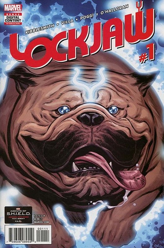Cover of Lockjaw (2018 Ltd) #1. One of 250,000 Vintage American Comics on sale from Krypton!