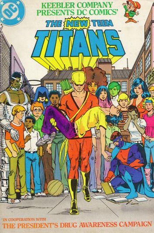 Cover of New Teen: Titans Drug Awareness Campaign (Vol 1) #1. One of 250,000 Vintage American Comics on sale from Krypton!