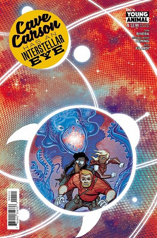 Cover of Cave Carson: Has an Interstellar Eye #4. One of 250,000 Vintage American Comics on sale from Krypton!