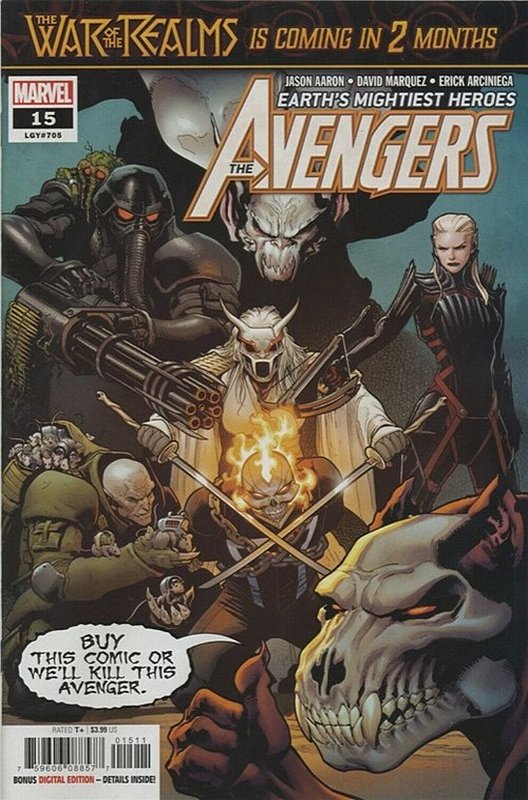 Cover of Avengers (Vol 9) #15. One of 250,000 Vintage American Comics on sale from Krypton!