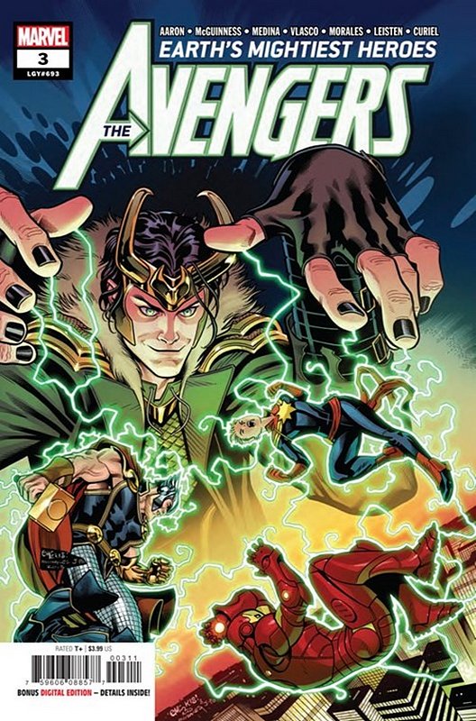 Cover of Avengers (Vol 9) #3. One of 250,000 Vintage American Comics on sale from Krypton!