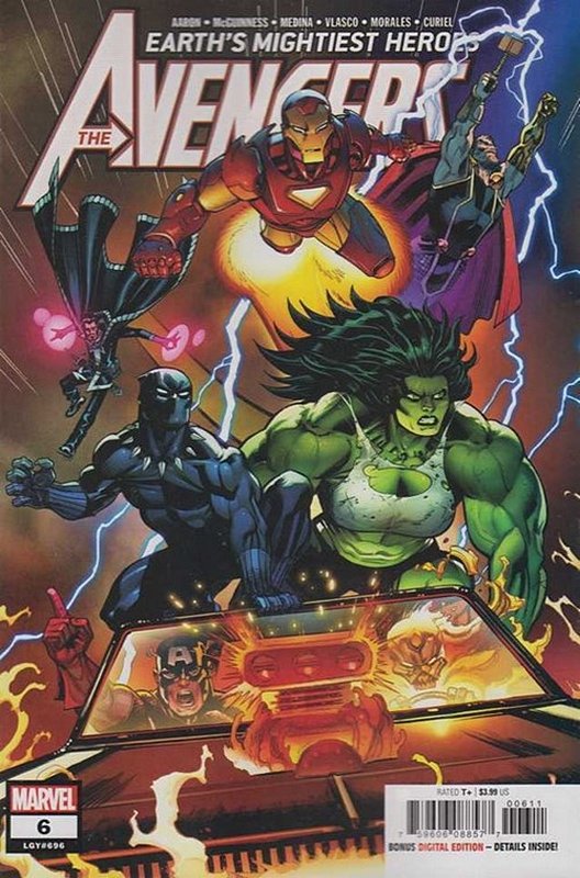 Cover of Avengers (Vol 9) #6. One of 250,000 Vintage American Comics on sale from Krypton!