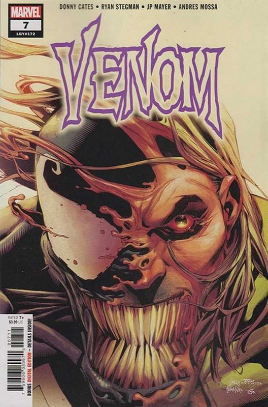 Cover of Venom (Vol 4) #7. One of 250,000 Vintage American Comics on sale from Krypton!