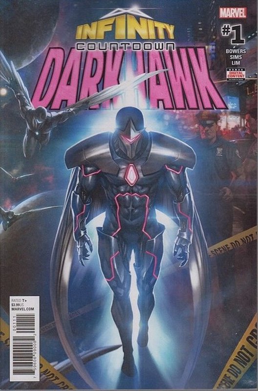 Cover of Infinity Countdown: Darkhawk (2018 Ltd) #1. One of 250,000 Vintage American Comics on sale from Krypton!