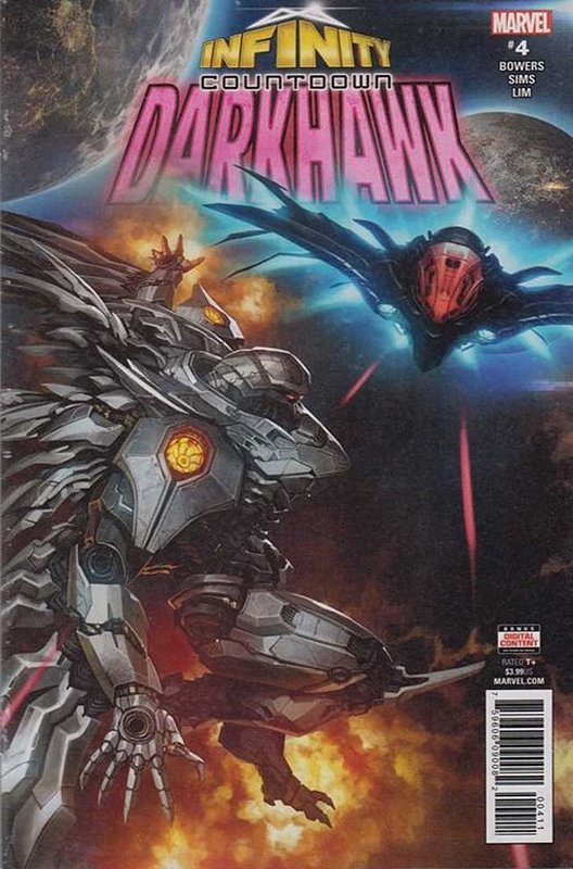 Cover of Infinity Countdown: Darkhawk (2018 Ltd) #4. One of 250,000 Vintage American Comics on sale from Krypton!