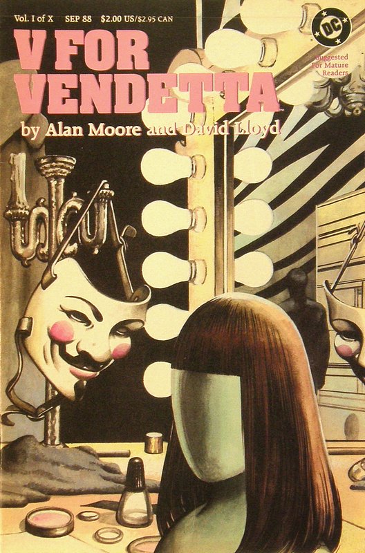 Cover of V for Vendetta (1988 Ltd) #1. One of 250,000 Vintage American Comics on sale from Krypton!