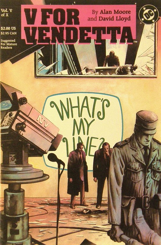 Cover of V for Vendetta (1988 Ltd) #5. One of 250,000 Vintage American Comics on sale from Krypton!