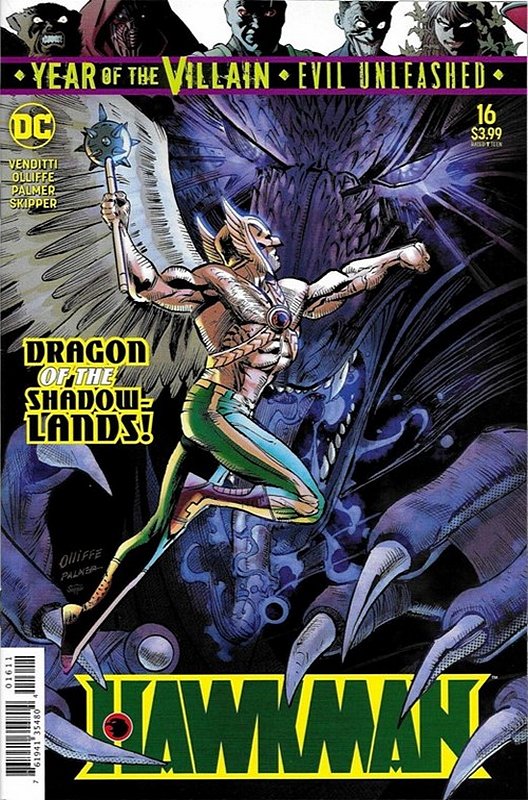Cover of Hawkman (Vol 5) #16. One of 250,000 Vintage American Comics on sale from Krypton!