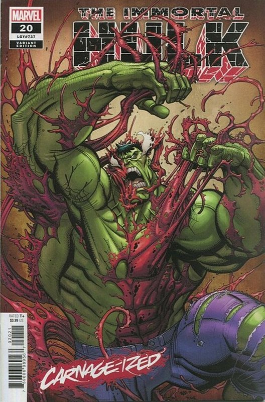 Cover of Immortal Hulk (Vol 1) #20. One of 250,000 Vintage American Comics on sale from Krypton!