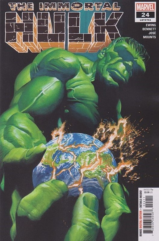 Cover of Immortal Hulk (Vol 1) #24. One of 250,000 Vintage American Comics on sale from Krypton!