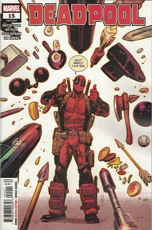 Cover of Deadpool (Vol 5) #15. One of 250,000 Vintage American Comics on sale from Krypton!