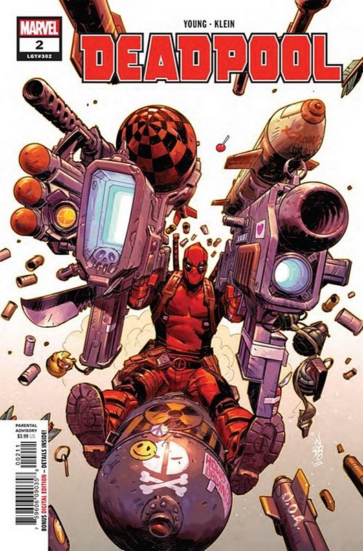 Cover of Deadpool (Vol 5) #2. One of 250,000 Vintage American Comics on sale from Krypton!
