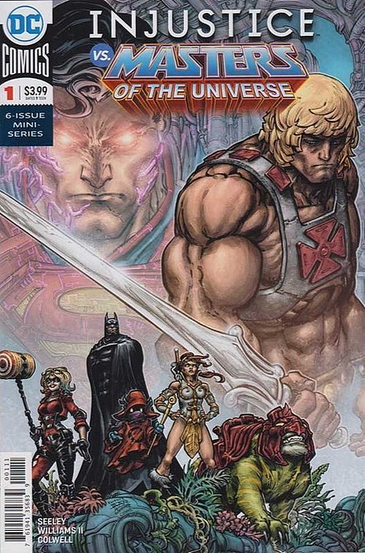 Cover of Injustice vs Masters of Universe (2018 Ltd) #1. One of 250,000 Vintage American Comics on sale from Krypton!