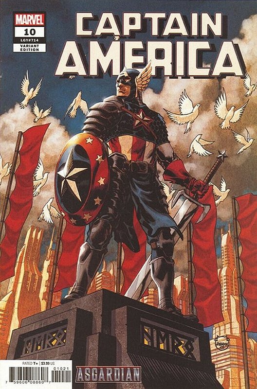Cover of Captain America (Vol 9) #10. One of 250,000 Vintage American Comics on sale from Krypton!