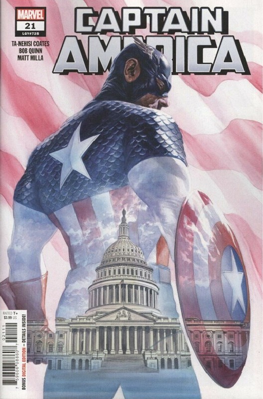 Cover of Captain America (Vol 9) #21. One of 250,000 Vintage American Comics on sale from Krypton!