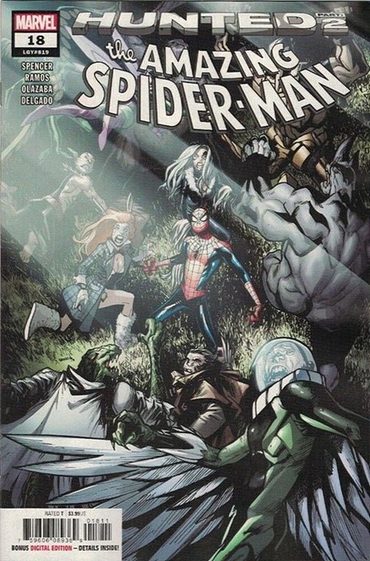 Cover of Amazing Spider-Man (Vol 6) #18. One of 250,000 Vintage American Comics on sale from Krypton!