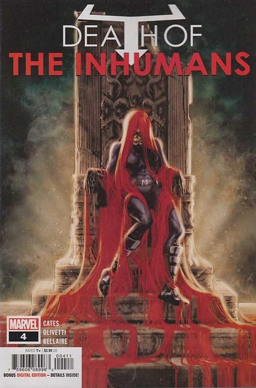 Cover of Death of the Inhumans (2018 Ltd) #4. One of 250,000 Vintage American Comics on sale from Krypton!