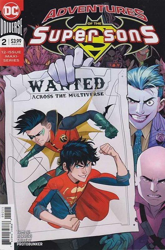 Cover of Adventures of Super Sons (2018 Ltd) #2. One of 250,000 Vintage American Comics on sale from Krypton!