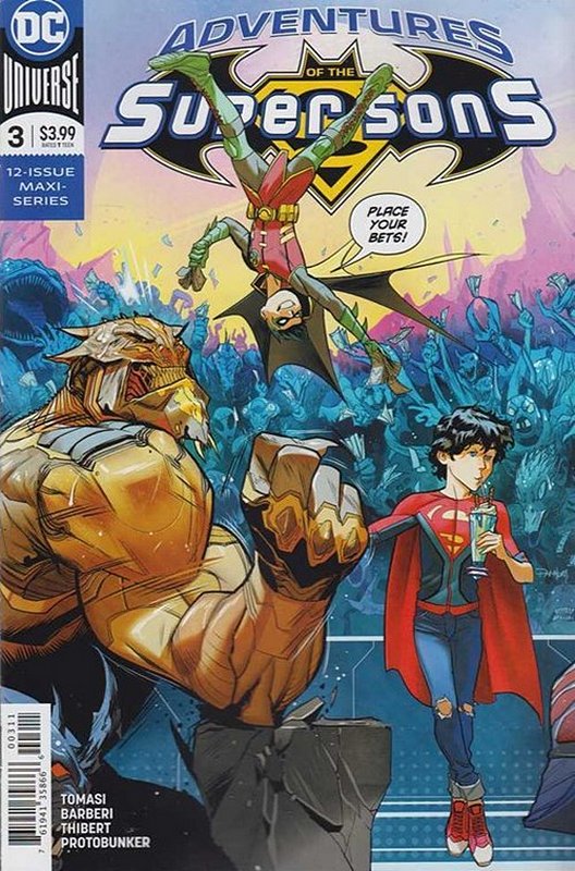 Cover of Adventures of Super Sons (2018 Ltd) #3. One of 250,000 Vintage American Comics on sale from Krypton!