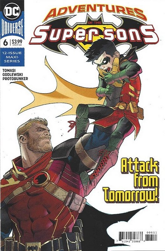 Cover of Adventures of Super Sons (2018 Ltd) #6. One of 250,000 Vintage American Comics on sale from Krypton!