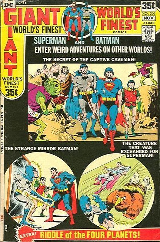 Cover of Worlds Finest (Vol 1) #206. One of 250,000 Vintage American Comics on sale from Krypton!