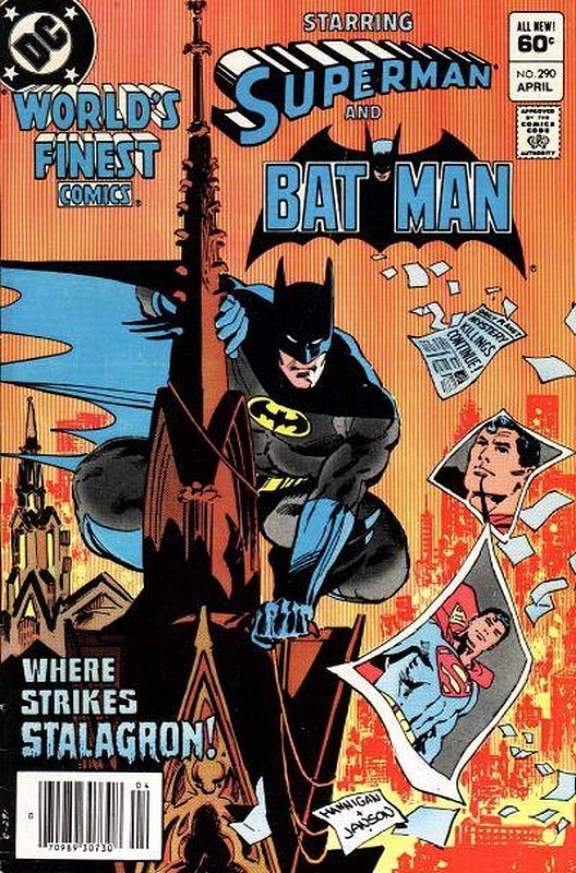 Cover of Worlds Finest (Vol 1) #290. One of 250,000 Vintage American Comics on sale from Krypton!