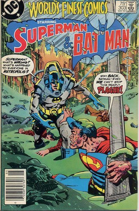 Cover of Worlds Finest (Vol 1) #303. One of 250,000 Vintage American Comics on sale from Krypton!