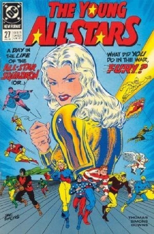 Cover of Young All-Stars (Vol 1) #27. One of 250,000 Vintage American Comics on sale from Krypton!