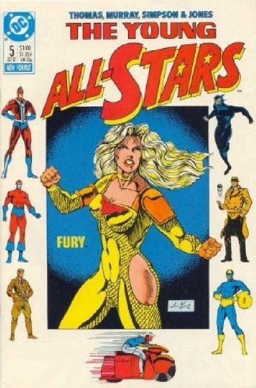 Cover of Young All-Stars (Vol 1) #5. One of 250,000 Vintage American Comics on sale from Krypton!