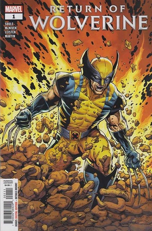 Cover of Return of Wolverine (2018 Ltd) #1. One of 250,000 Vintage American Comics on sale from Krypton!