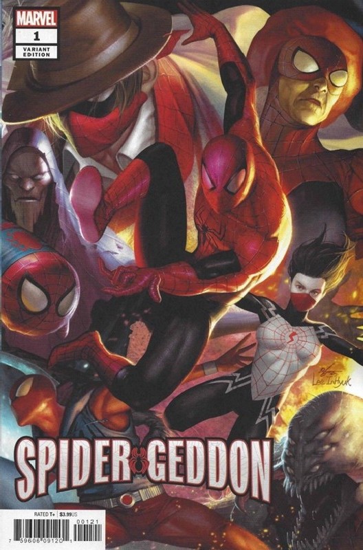 Cover of Spider-Geddon (2018 Ltd) #1. One of 250,000 Vintage American Comics on sale from Krypton!