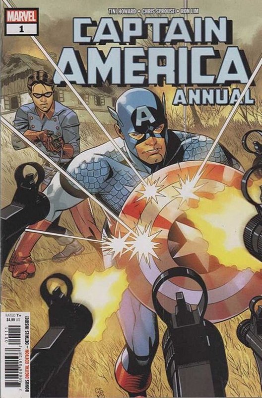 Cover of Captain America: Annual (2018) #1. One of 250,000 Vintage American Comics on sale from Krypton!