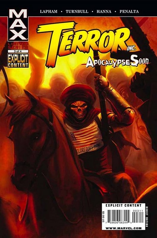 Cover of Terror Inc: Apocalypse Soon (2009 Ltd) #3. One of 250,000 Vintage American Comics on sale from Krypton!