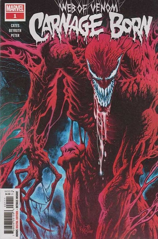 Cover of Web of Venom: Carnage Born (2018 One Shot) #1. One of 250,000 Vintage American Comics on sale from Krypton!