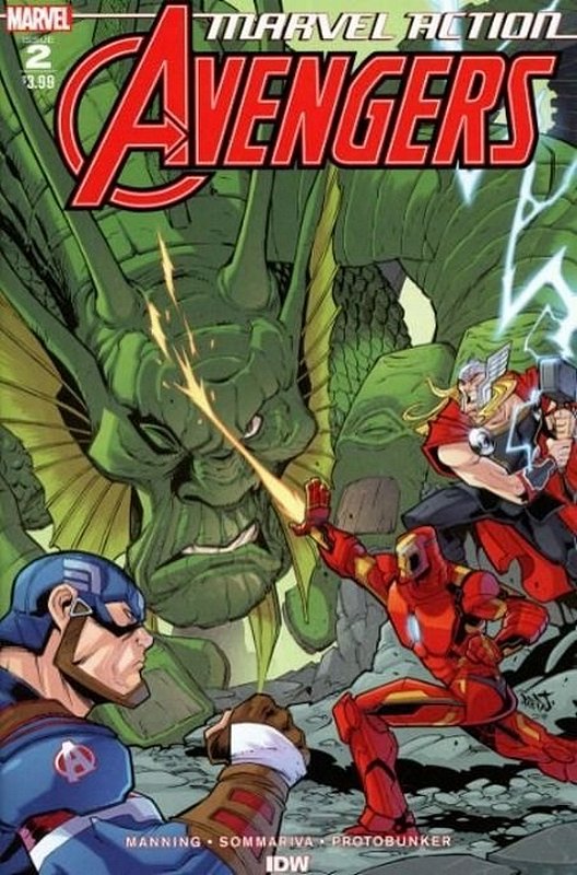 Cover of Marvel Action: Avengers (IDW) (Vol 1) #2. One of 250,000 Vintage American Comics on sale from Krypton!