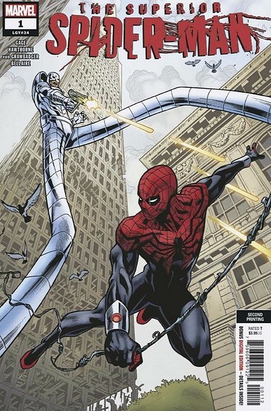 Cover of Superior Spider-Man (Vol 2) #1. One of 250,000 Vintage American Comics on sale from Krypton!