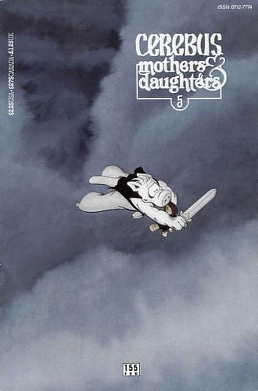 Cover of Cerebus The Aardvark #155. One of 250,000 Vintage American Comics on sale from Krypton!
