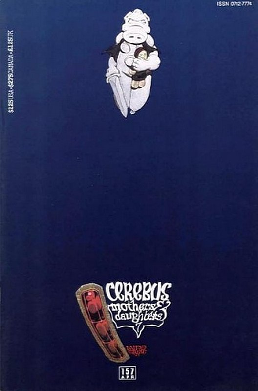 Cover of Cerebus The Aardvark #157. One of 250,000 Vintage American Comics on sale from Krypton!