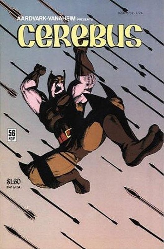 Cover of Cerebus The Aardvark #56. One of 250,000 Vintage American Comics on sale from Krypton!