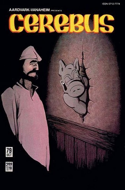Cover of Cerebus The Aardvark #79. One of 250,000 Vintage American Comics on sale from Krypton!
