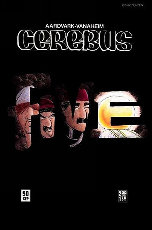 Cover of Cerebus The Aardvark #90. One of 250,000 Vintage American Comics on sale from Krypton!
