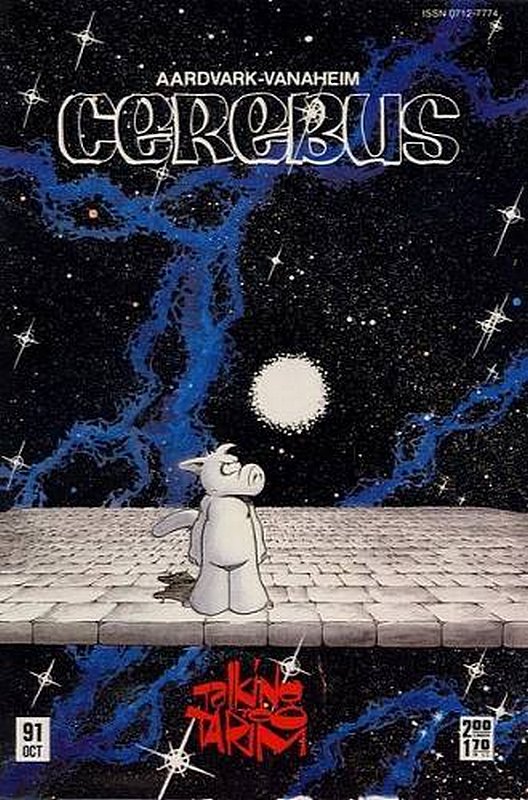 Cover of Cerebus The Aardvark #91. One of 250,000 Vintage American Comics on sale from Krypton!