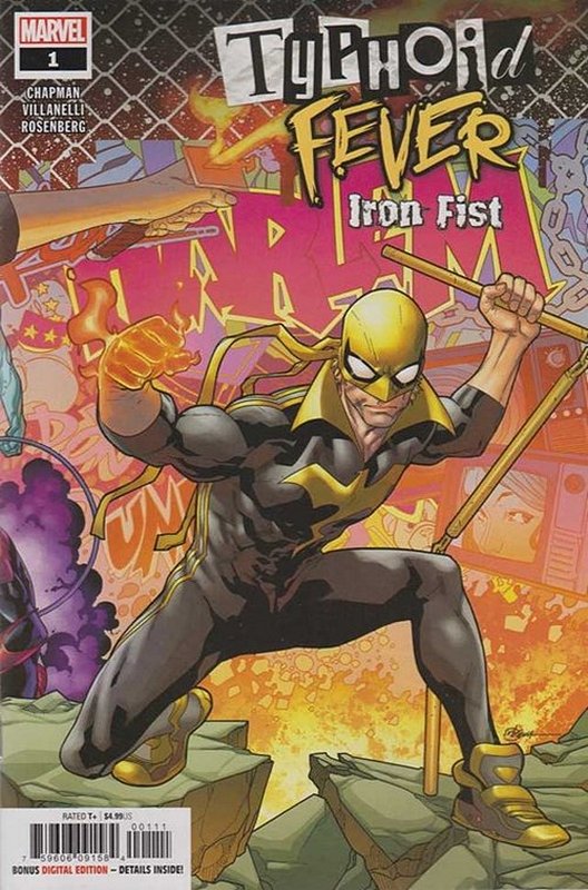 Cover of Typhoid Fever: Iron-Fist (2019 One Shot) #1. One of 250,000 Vintage American Comics on sale from Krypton!