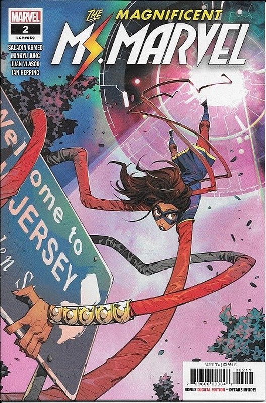 Cover of Magnificent Ms Marvel (Vol 1) #2. One of 250,000 Vintage American Comics on sale from Krypton!