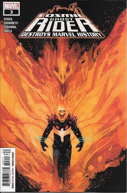 Cover of Cosmic Ghost Rider Destroys Marvel (2019 Ltd) #3. One of 250,000 Vintage American Comics on sale from Krypton!