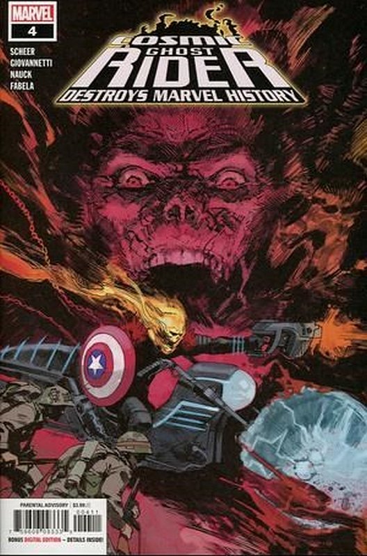 Cover of Cosmic Ghost Rider Destroys Marvel (2019 Ltd) #4. One of 250,000 Vintage American Comics on sale from Krypton!