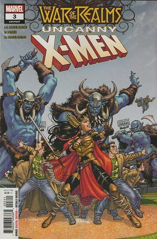 Cover of War of Realms: Uncanny X-Men (2019 Ltd) #3. One of 250,000 Vintage American Comics on sale from Krypton!