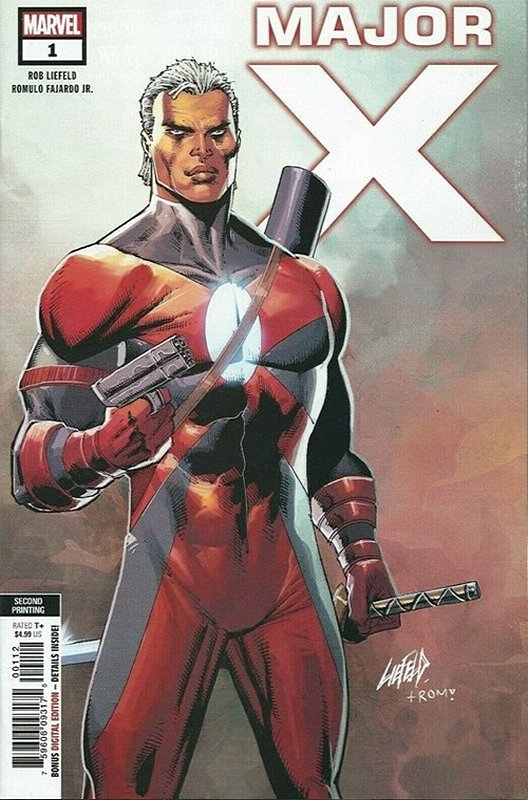 Cover of Major X (2019 6 Ltd) #1. One of 250,000 Vintage American Comics on sale from Krypton!